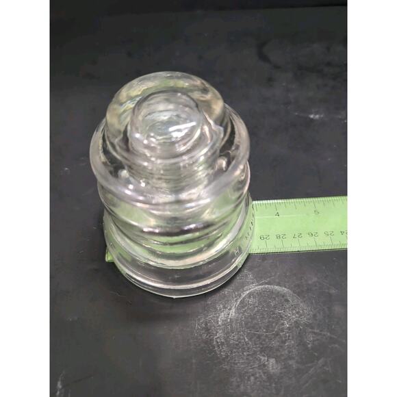 Hemingray‎ 44 Vintage Insulators, 1940s Clear Glass Collectibles, Made in USA - Picture 9 of 9